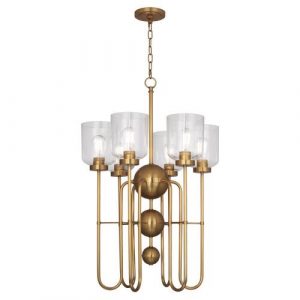 Люстра Robert Abbey Williamsburg Tyrie Chandelier Antique Brass