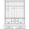 Медиа консоль HOOKER FURNITURE CLERMONT TWO-PIECE ENTERTAINMENT