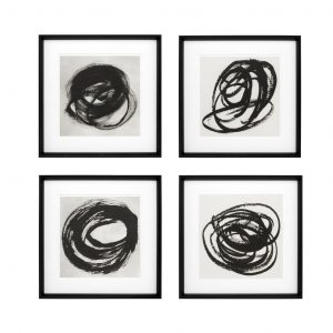 Настенный декор EICHHOLTZ Prints Black & White Collection I set of 4