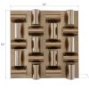 Настенный декор Phillips Collection Arete Wall Tile Plated Brass