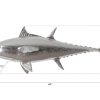 Настенный декор Phillips Collection Bluefin Tuna Wall Sculpture Silver