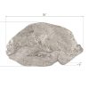 Настенный декор Phillips Collection Boulder Wall Art Silver