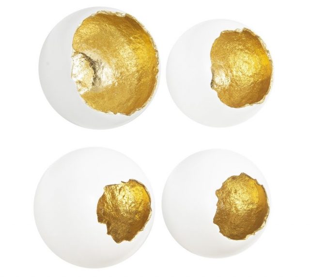 Настенный декор Phillips Collection Broken Egg Wall Art Gold