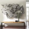 Настенный декор Phillips Collection Burled Root Wall Art Large Silver