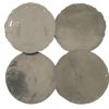 Настенный декор Phillips Collection Cast Oil Drum Wall Discs Liquid Silver
