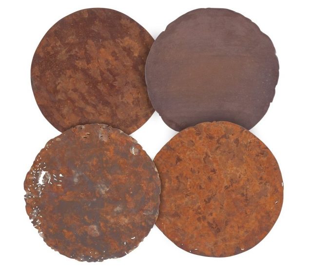 Настенный декор Phillips Collection Cast Oil Drum Wall Discs Rust