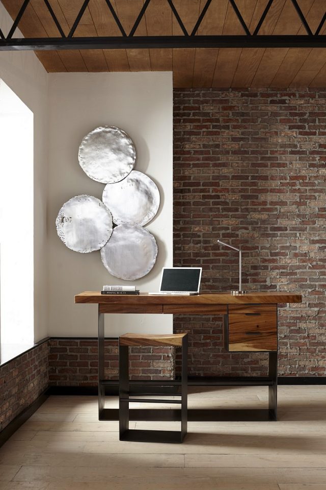 Настенный декор Phillips Collection Cast Oil Drum Wall Discs Silver
