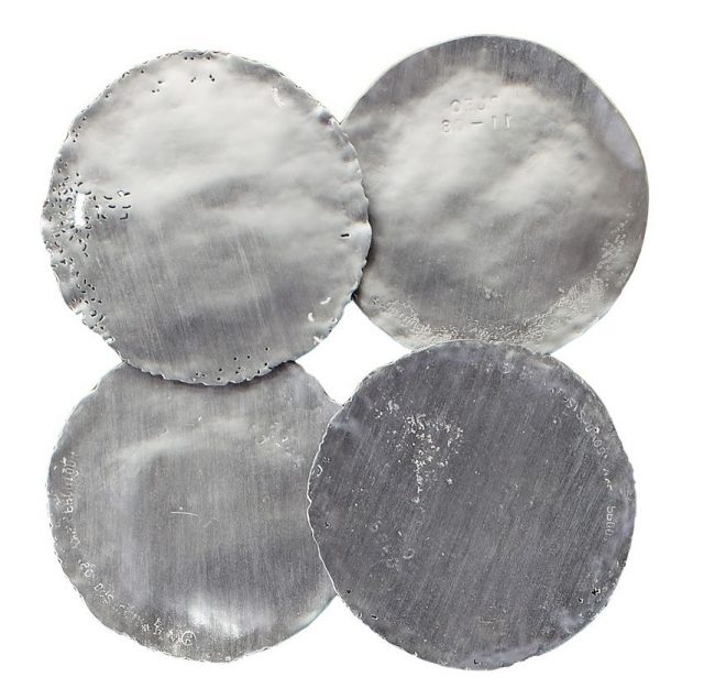 Настенный декор Phillips Collection Cast Oil Drum Wall Discs Silver