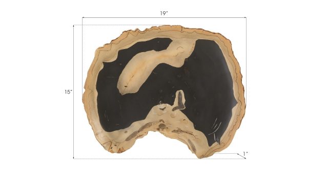 Настенный декор Phillips Collection Cast Petrified Thin Wood Wall Tile Brown