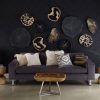 Настенный декор Phillips Collection Cast Petrified Thin Wood Wall Tile Brown