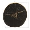 Настенный декор Phillips Collection Cast Petrified Wood Wall Tile Black