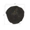 Настенный декор Phillips Collection Cast Petrified Wood Wall Tile Black