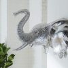 Настенный декор Phillips Collection Elephant Wall Art Silver