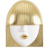 Настенный декор Phillips Collection Fashion Faces Kiss Large Wall Art White and Gold