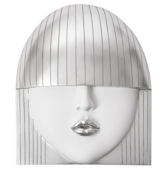 Настенный декор Phillips Collection Fashion Faces Kiss Large Wall Art White/Silver