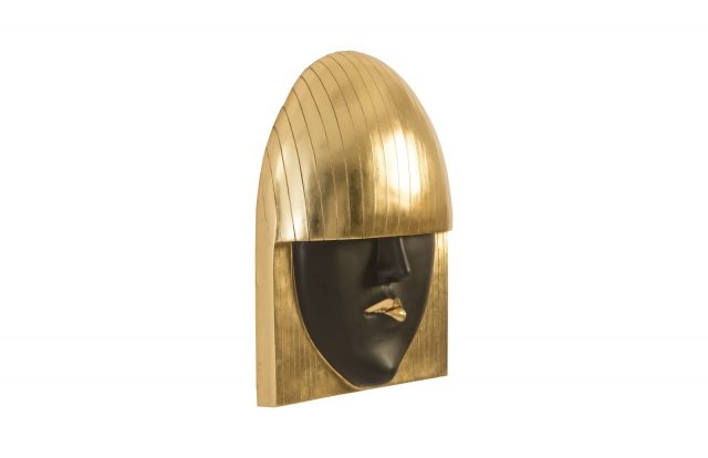 Настенный декор Phillips Collection Fashion Faces Pout Large Wall Art Black/Gold