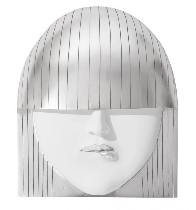 Настенный декор Phillips Collection Fashion Faces Pout Large Wall Art White/Silver