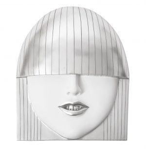 Настенный декор Phillips Collection Fashion Faces Smile Large Wall Art White/Silver