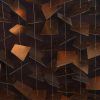 Настенный декор Phillips Collection Flicker Wall Art Black/Copper
