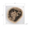 Настенный декор Phillips Collection Floating Petrified Slice Wall Art