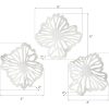 Настенный декор Phillips Collection Flower Extra Small Wall Art White