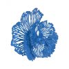 Настенный декор Phillips Collection Flower Wall Art Blue