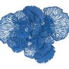 Настенный декор Phillips Collection Flower Wall Art Blue