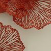 Настенный декор Phillips Collection Flower Wall Art Coral