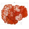 Настенный декор Phillips Collection Flower Wall Art Coral