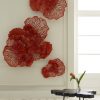 Настенный декор Phillips Collection Flower Wall Art Coral