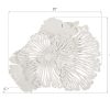 Настенный декор Phillips Collection Flower Wall Art White