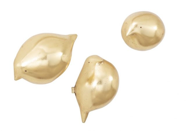 Настенный декор Phillips Collection Golden Birds Wall Art Gold