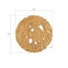 Настенный декор Phillips Collection Molten Wall Disc Gold