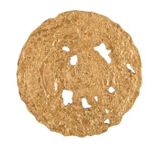 Настенный декор Phillips Collection Molten Wall Disc Gold