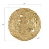 Настенный декор Phillips Collection Molten Wall Disc Gold