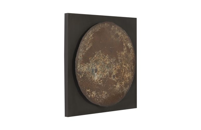 Настенный декор Phillips Collection Oil Drum Wall Disc on Frame Assorted Colors