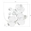 Настенный декор Phillips Collection Orchid Sprig Wall Art White