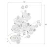Настенный декор Phillips Collection Orchid Sprig Wall Art White