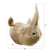 Настенный декор Phillips Collection Rhino Wall Art Gold