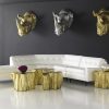 Настенный декор Phillips Collection Rhino Wall Art Gold