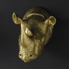 Настенный декор Phillips Collection Rhino Wall Art Gold