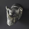 Настенный декор Phillips Collection Rhino Wall Art Silver