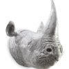 Настенный декор Phillips Collection Rhino Wall Art Silver
