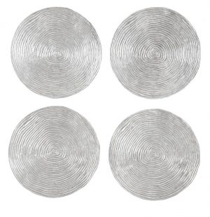 Настенный декор Phillips Collection Ripple Wall Disk Silver