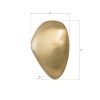 Настенный декор Phillips Collection River Stone Wall Tile Gold