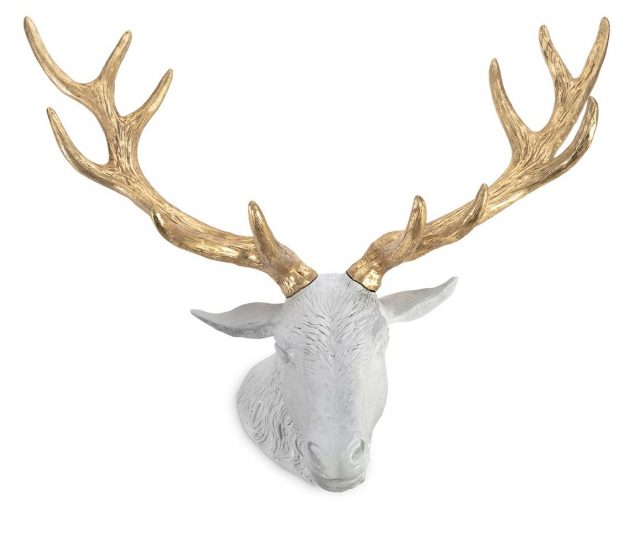Настенный декор Phillips Collection Stag Deer Head White