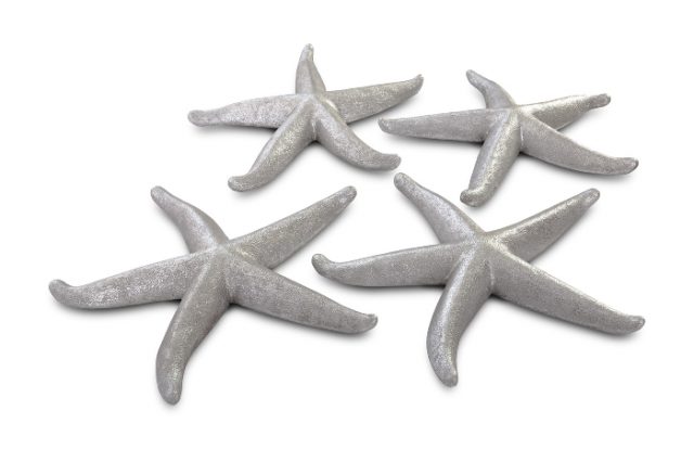 Настенный декор Phillips Collection Starfish Wall Art Silver Leaf