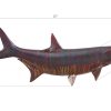 Настенный декор Phillips Collection Tarpon Wall Sculpture Maroon