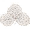 Настенный декор Phillips Collection Tri Leaf Wall Art Copper