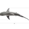 Настенный декор Phillips Collection Whaler Shark Wall Sculpture Silver